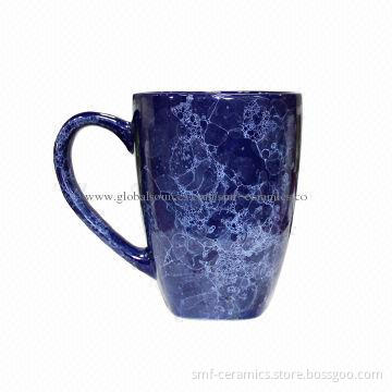 14oz Ceramic Mugs, Marble Design, Suitable for Tea or Coffee